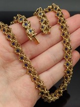 MASSONI 18K GOLD - Vintage 3D Clove Style Heavy Designer Chain Necklace - GN045 - £7,996.25 GBP