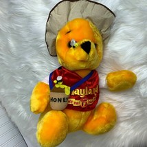 Playland Plush Bear Honey Bag Bee on Nose Stuffed Animal Toy hat 14 in T... - £7.00 GBP