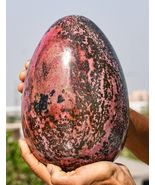 24cm Precious Pink Rhodonite Ideal Egg Crystal Healing Decor Stone Specimen - $1,558.75
