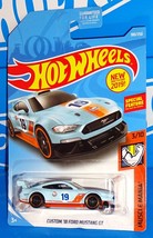 Hot Wheels New For 2019 Muscle Mania #180 Custom &#39;18 Ford Mustang GT Blue GULF - £4.82 GBP