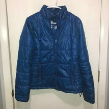 Aeropostale Full Zip Puffer Jacket Blue Women&#39;s SZ Medium - £10.27 GBP