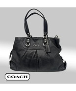COACH Authentic Ashley Black Leather Shoulder Crossbody Satchel F15447 P... - $85.06 CAD