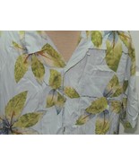 Men&#39;s XL Tommy Bahama Short Sleeve Hawaiian Shirt 100% Silk BLUE GREEN leaf - €15,40 EUR