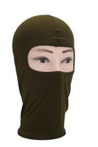 Olive - 1 Pc Ninja Balaclava Skinny Lightweight Warmer One Hole - £14.68 GBP