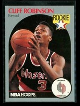 Vintage 1989-90 Nba Hoops Rookie Basketball Card #250 Cliff Robinson Blazers - £3.35 GBP