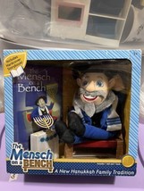 The Mensch on a Bench Hanukkah Jewish Family Tradition Rabbi Doll Plush Stuffed - £12.62 GBP