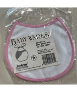 Janlynn 990-6161 PINK Baby Wares Bib 6 1/2&quot; x 5&quot;  - 14 Count Aida -NEW/S... - $11.88