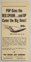 1949 Print Ad Rex Spoon Fishing Lures Weezel Bait Co. Cincinnati,Ohio - £6.81 GBP