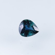 0.94ct Natural Dark Green Sapphire Loose Gemstone Pear Cut 6x5mm (video availabl - £44.09 GBP