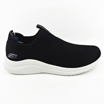 Skechers Ultra Flex 2.0 Kwasi Black White Mens Size 9 Slip On Sneakers - £43.92 GBP