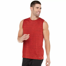 Performance Sleeveless Drytek Gray Red Yellow Green Tee Men&#39;s Muscle Tank XL XLT - £11.08 GBP+