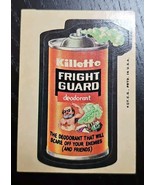 Topps Wacky Packages Fright Guard 3rd Series 1973 Sticker Vintage Original - $21.42 CAD