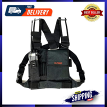 Single Radio Chest Rig Harness W/Tool Pockets And 3m Reflective - $58.50