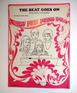 The Beat Goes On Sonny Bono &amp; Cher Sheet Music 1967 Vintage Easy Play Pi... - £13.65 GBP