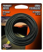 Coleman Cable 55667133 14-Gauge 17-Foot Automotive Copper Wire, Black - $32.51 CAD