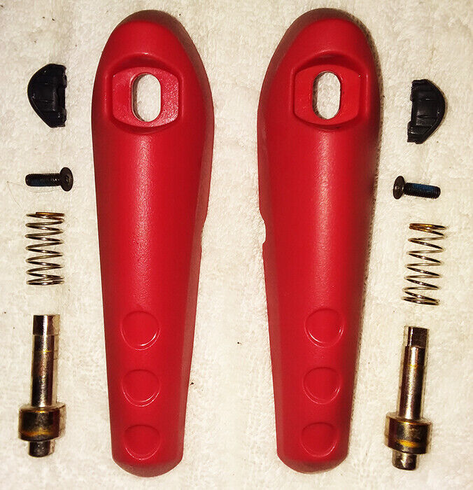 TWO USED Cable Adjustment Slider Locking Lever Spring Pin Bowflex