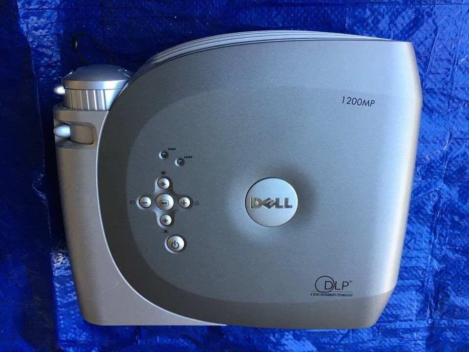 DELL 1200MP 1200 MP PROJECTOR COMPLETE WORKING UNIT WITH POWER CABLE for... - $9.73