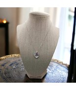Mother of pearl breast cancer awareness necklace - $47.86 CAD