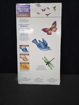 Plaid Stencil Decor Mural Scenes 26873 Critters 3 Mylar Sheets 2004 Vint... - $12.95