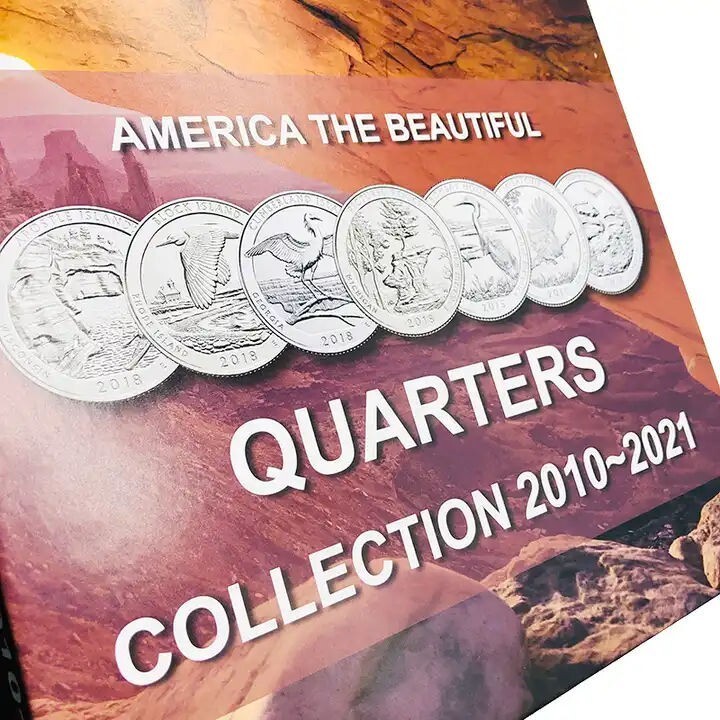 2010-2021 Con Schiuma Interno Moneta Collezione Album per USA Stato Quarter Item image 6