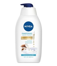 Nivea Coconut and Almond Milk Moisturizing Body Wash for Dry Skin, 30 Fl Oz Pump - £23.97 GBP