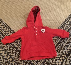 Baby Boy Carter’s Pullover Hoodie Size 3 Months RED North Pole - £7.11 GBP