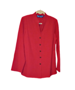 Susan Graver Jacket Blazer with Metal Buttons Sz S EUC - $24.65 CAD