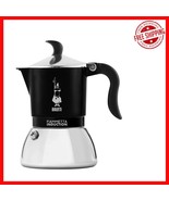 Authentic Italian Espresso Maker - Fiammetta Nero, Induction Compatible - $115.69 CAD