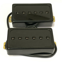 Black Replacement Artec Pickup Set - P90 &amp; Humbucker Size Set of 2 - £34.17 GBP