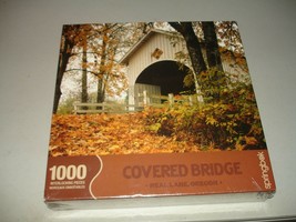 Springbok Covered Bridge Neal Lane, OR 1000 Piece Jigsaw Puzzle, Brand New - £19.75 GBP