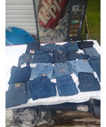 19 PC clothing lot women's clothing blue jeans different sizes. - £109.95 GBP