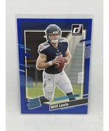 2023 Panini Donruss Rated Rookie Will Levis Blue Press Proof Titans #397 - £9.75 GBP