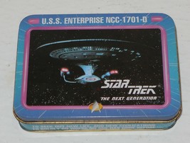 Vintage Star Trek The Next Generation Deck of Playing Cards in Collectors Tin - $25.22