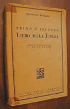 Vendo libro 1° e 2° libro della Jungla Kipling Rudyard La Universale Barion 1941 - £10.25 GBP