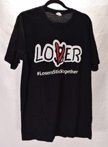 Movie IT Chapter Two Losers Stick Together Loser Lover SS T-Shirt Black ... - $19.80