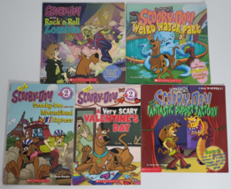 Lot Of 5 Scooby-Doo Chapter Books Cartoon Network Scholastic Paperback Spooky - £7.82 GBP