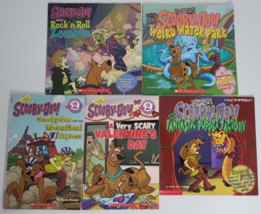 Lot Of 5 Scooby-Doo Chapter Books Cartoon Network Scholastic Paperback Spooky - £7.50 GBP