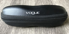 VOGUE Black Zipper Clam Shell Style Sunglasses or Eyeglasses Case - $11.60