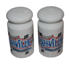 Vtg Salt And Pepper Shakers Nashville Tennessee Music City Souvenir Collectable - £10.27 GBP