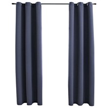 vidaXL Blackout Curtains Anthracite 37x63&quot;, Room Darkening Fabric Window - $1,378.78 MXN