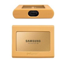 Silicone Bumper For Samsung Portable Ssd T5, Strong-Shock Absorbing, Sli... - £16.51 GBP