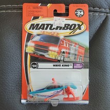 Matchbox #24 of 75 Wave King Turquoise Sun Chasers Series 2001 New 92228 - £6.68 GBP