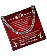 Personalized Boys Basketball Necklace To My Son From Mom, to - £115.08 GBP