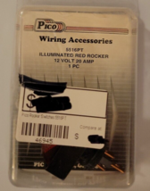 Illuminated Red Rocker Type Switch Pico Wiring Accessories 5516PT - $8.90
