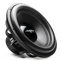New Skar Audio EVL-18 D4 2500W Max Power 18&quot; Dual 4OHM Competition Car Subwoofe - £409.84 GBP