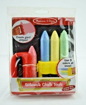 Melissa & Doug - Art Essentials - Sidewalk Chalk Tools w/Chalk (New) - £8.58 GBP