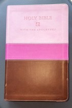 Holy Bible: New Revised Standard Version with the Apocrypha Chocolate / Pink - £34.23 GBP