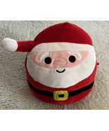 Squishmallows SANTA Red White Fleece Plush Stuffed Animal Toy Christmas 7” - £9.63 GBP