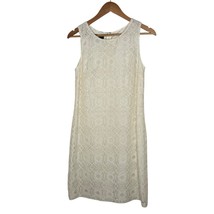 Nine West Women&#39;s Cream Off White Lace Fully Lined Sleeveless Dress Size 4 - $222.21 MXN