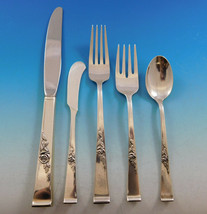 Classic Rose by Reed & Barton Sterling Silver Flatware Set 8 Service 45 Pieces - £1,506.90 GBP